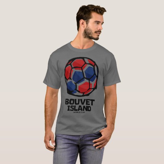 Bouvet Island Land Vlag T-shirt (Voorkant volledig)