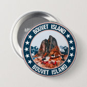 Bouvet Ronde Button 7,6 Cm (Voorkant /achterkant)