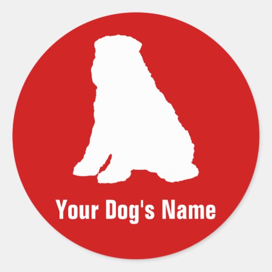 Bouvier ブ・ デ・ フ ー der ヴ der ィ der エ ronde sticker (Voorkant)