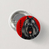 Bouvier Color Block Ronde Button 3,2 Cm (Voorkant /achterkant)