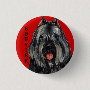 Bouvier Color Block Ronde Button 3,2 Cm