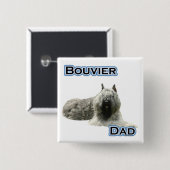 Bouvier Dad 4 - Button (Voorkant /achterkant)
