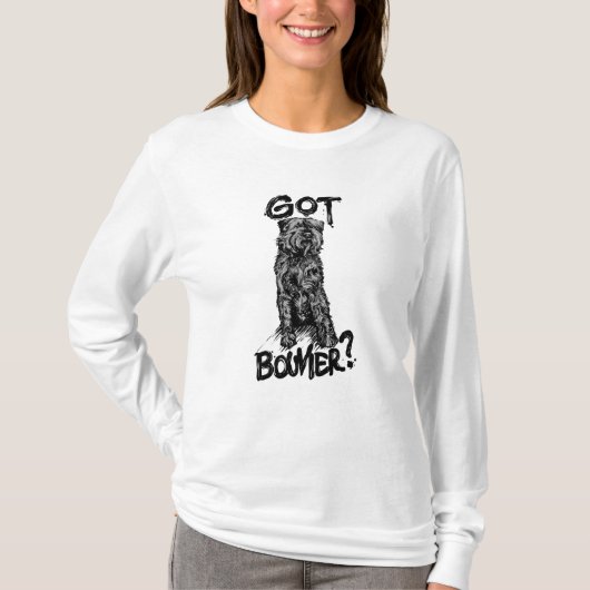 Bouvier De Flandres Gift voor Dog Oreders T-shirt (Voorkant)