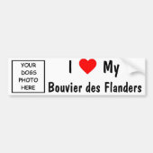 Bouvier des Flanders Bumpersticker (Voorkant)