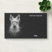 Bouvier des Flandres Abstracte Kunst Hondennaam Post-it® Notes (Kantoor)