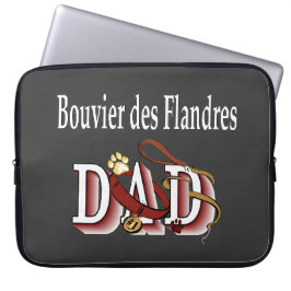 Bouvier des Flandres Dad Laptop Sleeve