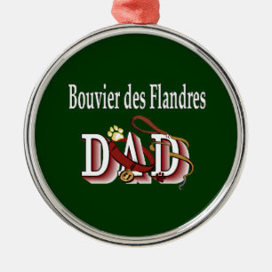 Bouvier des Flandres Dad Metalen Ornament