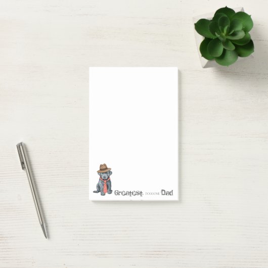 Bouvier des Flandres Dad Post-it Notes (Kantoor)