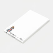 Bouvier des Flandres Dad Post-it Notes (Schuin)