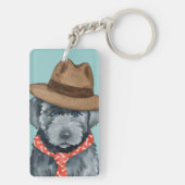 Bouvier des Flandres Dad Sleutelhanger (achterkant)