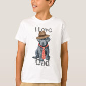 Bouvier des Flandres Dad T-Shirt (Voorkant)