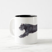 Bouvier des Flandres Dog Art Mok (Voorkant links)