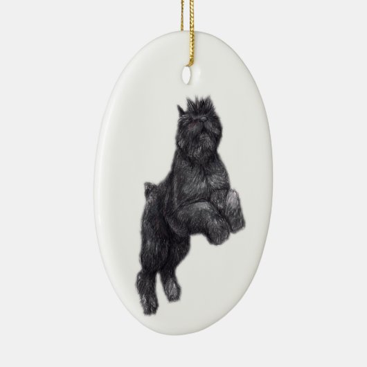 Bouvier des Flandres Dog Art Ornament (Rechts)