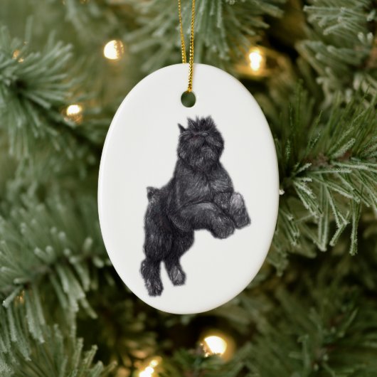 Bouvier des Flandres Dog Art Ornament (Boom)