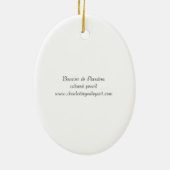 Bouvier des Flandres Dog Art Ornament (Achterkant)