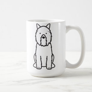 Bouvier des Flandres Dog Cartoon Koffiemok