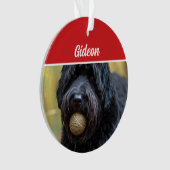 Bouvier des Flandres Dog Holiday Ornament (voorkant)