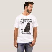Bouvier Des Flandres Dog Mam Dad Print, Flanders C T-shirt (Voorkant volledig)