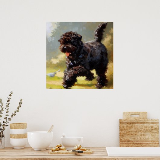 Bouvier des Flandres Dog Poster (Keuken)