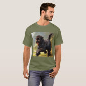 Bouvier des Flandres Dog T-shirt (Voorkant volledig)