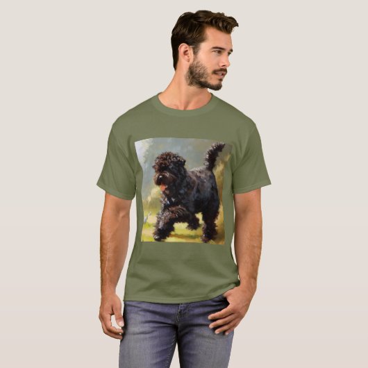 Bouvier des Flandres Dog T-shirt (Voorkant volledig)