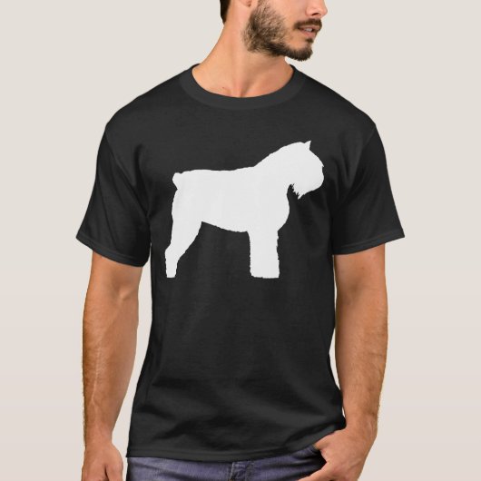 Bouvier des Flandres Dog (wit) T-shirt (Voorkant)