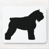 Bouvier des Flandres Dog (zwart) Muismat (Voorkant)