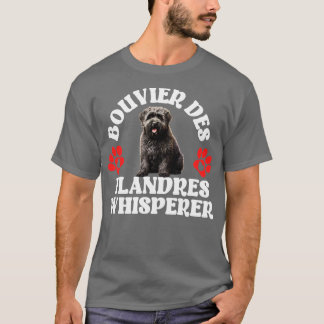 Bouvier des Flandres fluistert T-shirt
