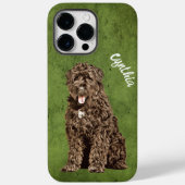 Bouvier des Flandres Grunge Case-Mate iPhone Case (Achterkant)