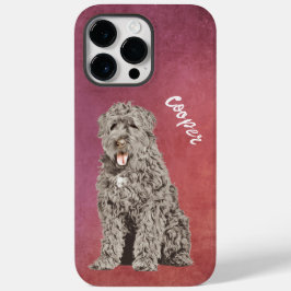 Bouvier des Flandres Grunge Hoesje-Mate iPhone Cas Case-Mate iPhone 14 Pro Max Hoesje