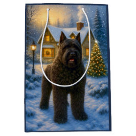 Bouvier des Flandres Holiday  Medium Cadeauzakje