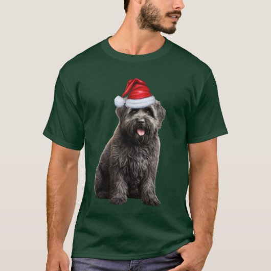 Bouvier des Flandres Hondenliefhebber Funny Christ T-shirt (Voorkant)