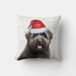 Bouvier des Flandres Hondenliefhebber Kerstfeestda Kussen