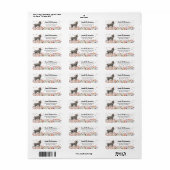 Bouvier Des Flandres hondenras Etiket (Full Sheet)