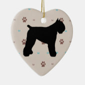 Bouvier des Flandres Keramisch Ornament (Rechts)