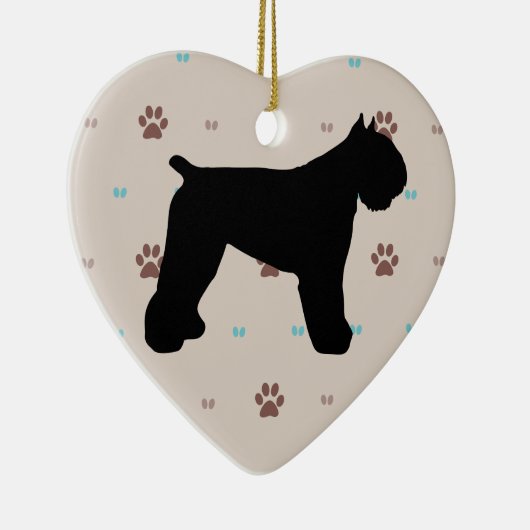 Bouvier des Flandres Keramisch Ornament (Rechts)