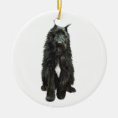 Bouvier des Flandres Keramisch Ornament (Voorkant)