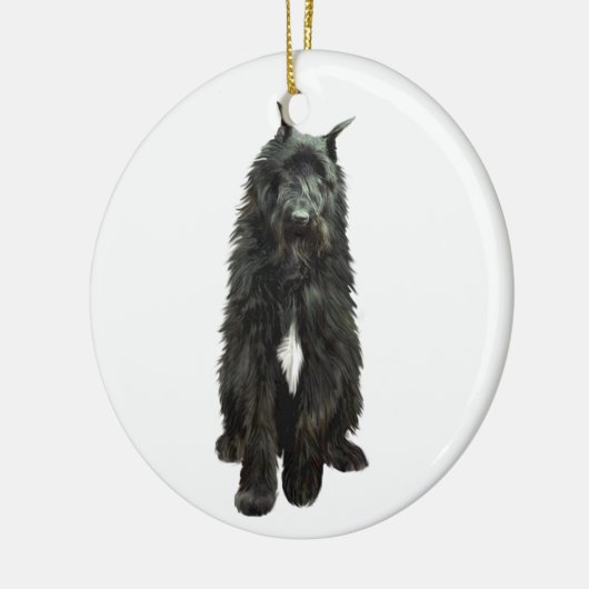 Bouvier des Flandres Keramisch Ornament (Links)