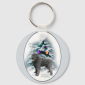 Bouvier des Flandres kerstcadeaus Sleutelhanger (Voorkant)