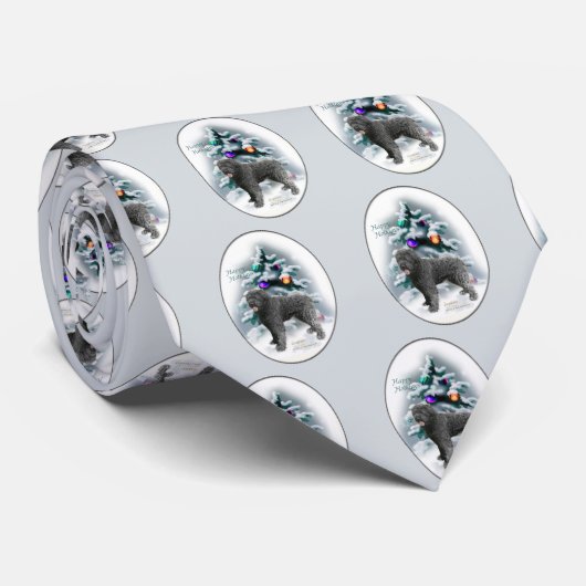 Bouvier des Flandres kerstcadeaus Stropdas (Opgerold)