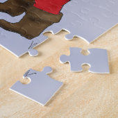 Bouvier des Flandres Kerstgroet Legpuzzel (Zijkant)