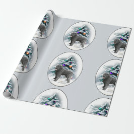 Bouvier des Flandres Kerstmis Cadeaupapier