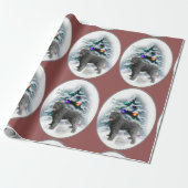 Bouvier des Flandres Kerstmis Cadeaupapier (Uitgerold)
