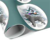 Bouvier des Flandres Kerstmis Cadeaupapier (Rol Hoek)