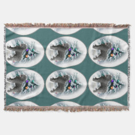 Bouvier des Flandres Kerstmis Deken