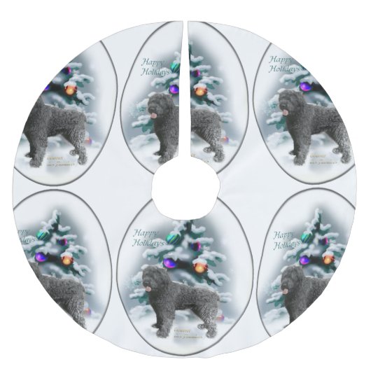 Bouvier des Flandres Kerstmis Kerstboom Rok (Voorkant)