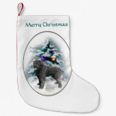 Bouvier des Flandres Kerstmis Kleine Kerstsok (Voorkant)
