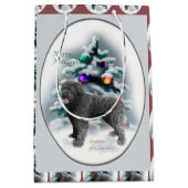 Bouvier des Flandres Kerstmis Medium Cadeauzakje (Voorkant)