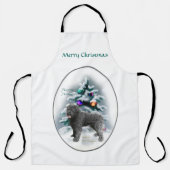 Bouvier des Flandres Kerstmis Schort (Voorkant)