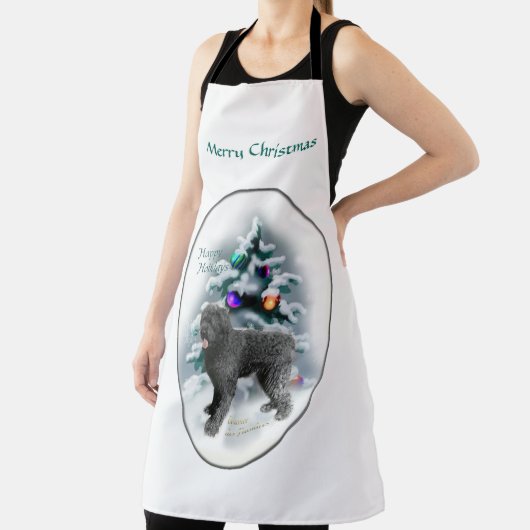 Bouvier des Flandres Kerstmis Schort (Insitu)